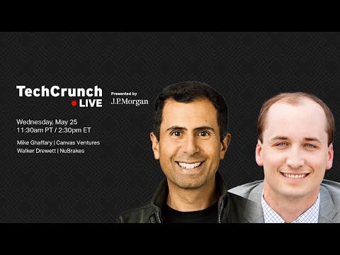 TechCrunch Live with Canvas Ventures and NuBrakes