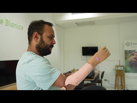 YouTube video thumbnail: Tunisian Startup Develops AI-Powered Prosthetics for Amputees