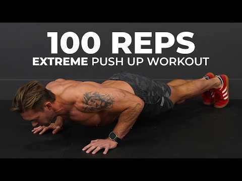 15 Min EXTREME Push Up Workout | 100 Reps for Serious Chest Gains