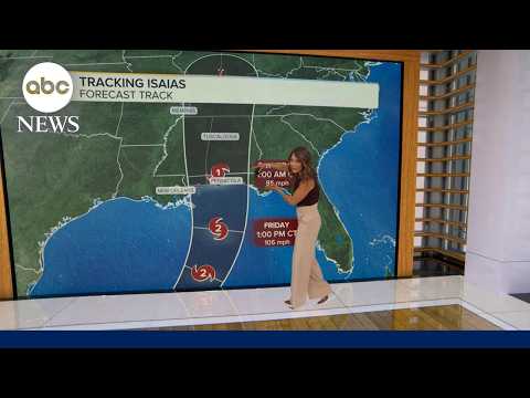 Tropical Storm Isaias threatens Gulf Coast