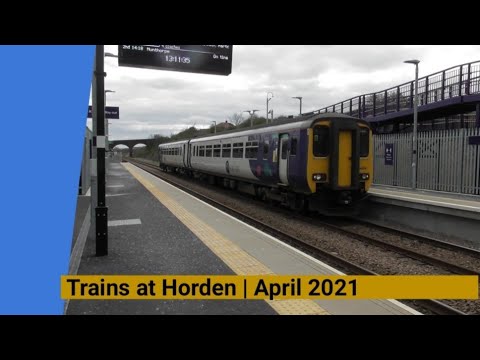 Trains at Horden | April 2021