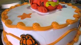 Pastel de Garfield 1 - YouTube