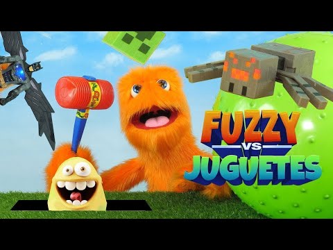 ¡Juguetes vs Fuzzy! Videos de juguete para niños 😀 Stop Motion batalla