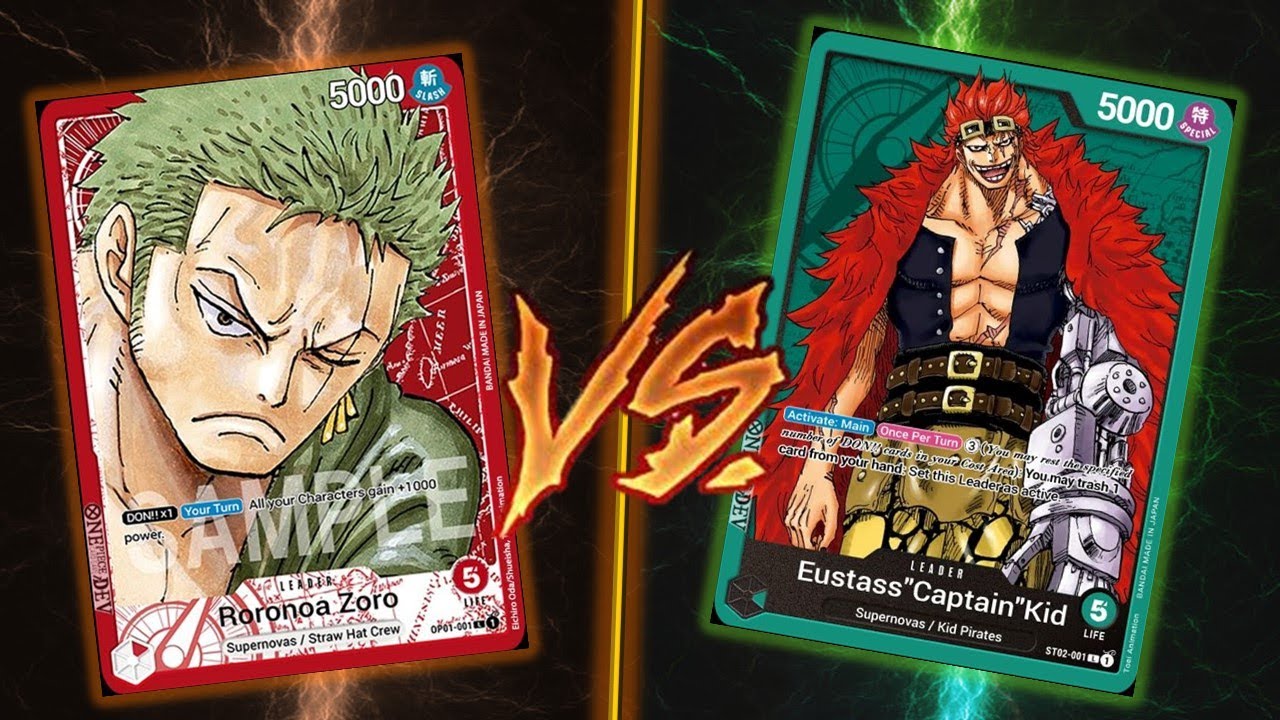 [One Piece TCG - Gameplay FR] Zorro vs Kid!