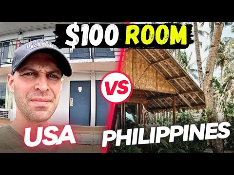 I’ll Never Return Here | $100 Room in Philippines vs USA