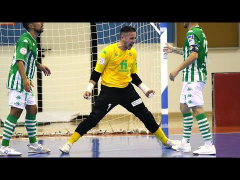 Nico Sarmiento, el doble 'Guante de Oro' del Real Betis Futsal