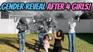 Shocking Gender Reveal After 4 GIRLS! Baby #5