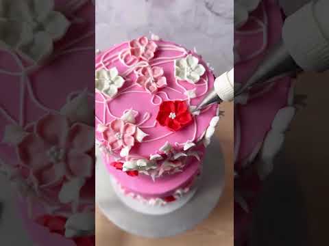 Drop Flower Cake
