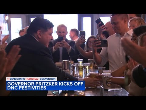 Gov. Pritzker kicks off festivities with 'JBeers' ahead of Chicago Democratic National Convention