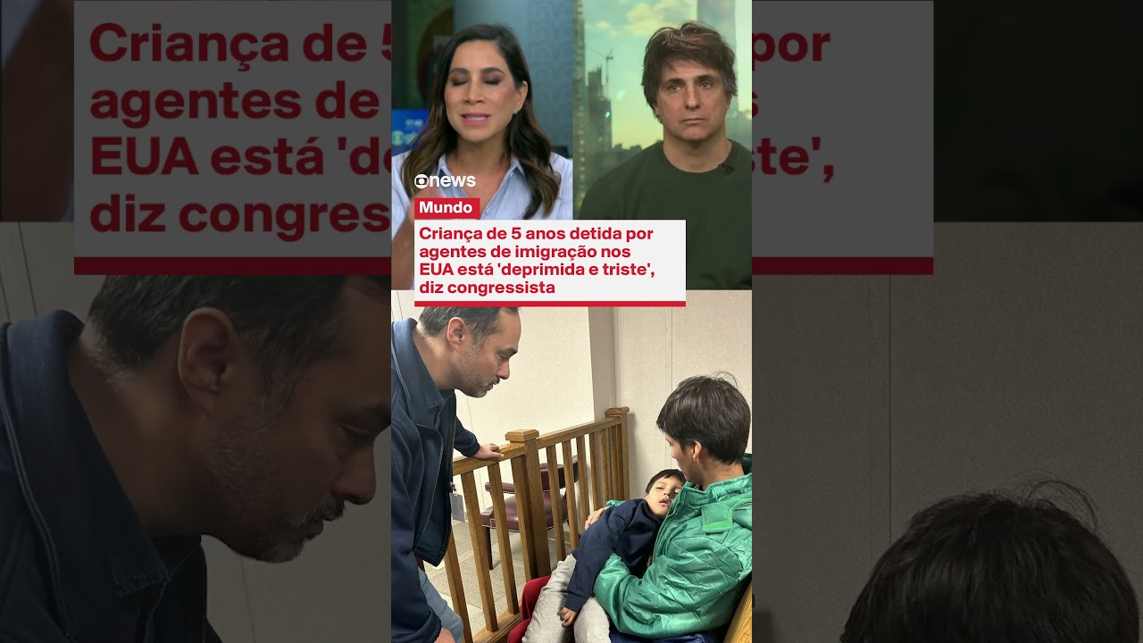 Criança de 5 anos detida por agentes do ICE está ‘deprimida e triste’, diz congressista