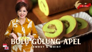 LEMBUT & MOIST!! Resep Bolu Gulung Apel ala Ny  Liem Bandung