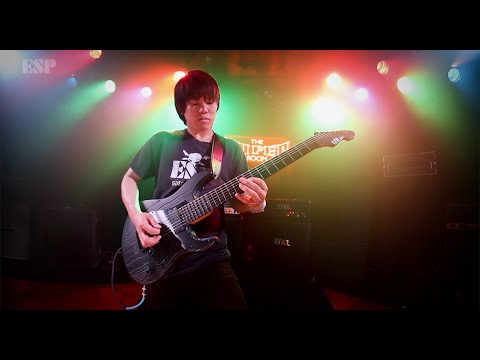 ESP Guitars: LTD Deluxe SN-1007HT Baritone Live Performance Demo by Kazuki Tokaji