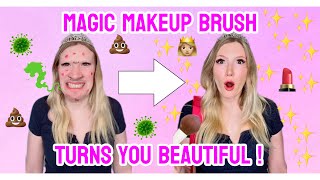 ALL PARTS #pov MAGIC Makeup BRUSH Changes Your APPEARANCE..
