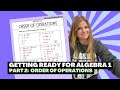 Order of Operations and Exponents