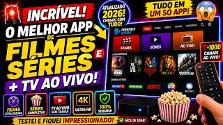 🔥INCRIVEL ESSE APP de FILMES e SÉRIES + TV AO VIVO chegou com tudo! (Testei e fiquei impressionado)