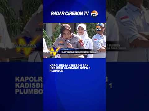 Kapolresta Cirebon dan Kadisdik Sambangi SMPN 1 Plumbon