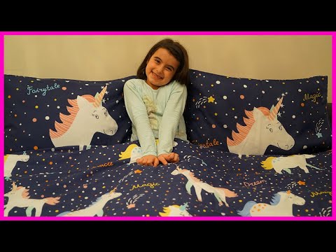 Rüya'ya Unicornlu Nevresim Takımı Süprizi Yaptım