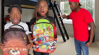 RJ and Zi Buys Expensive SPRAYGROUND BackPacks, THEY GET CAUGHT!!