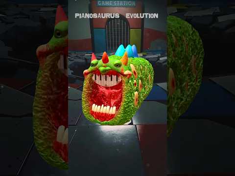 All Sizes Pianosaurus Family | Poppy Playtime | Evolution #poppyplaytime