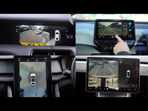 Reversing Camera test incl Tesla v Polestar v Porsche v Hyundai - ONE has a brilliant feature!