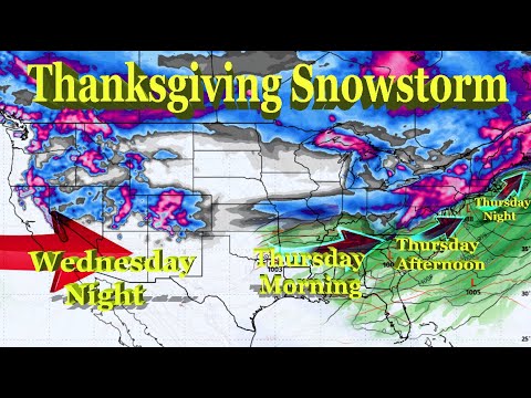 Huge Thanksgiving Snowstorm Will Cause Major Problems!