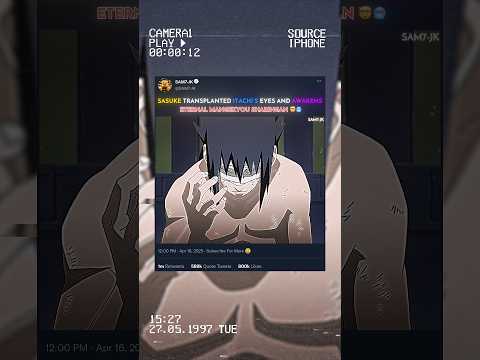 ITACHI'S EYE 🗿🤯...