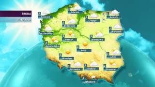 Prognoza pogody dla Polski - 21.12