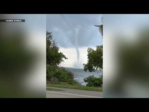 Severe storms bring waterspouts, lightning and fires to Treasure Coast