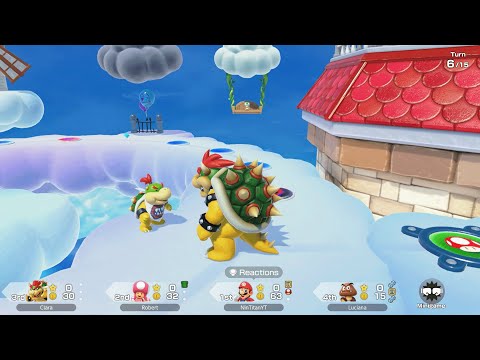 Super Mario Party Jamboree - Mario vs Toadette vs Bowser vs Goomba - Mario's Rainbow Castle