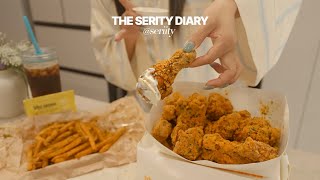 [vlog] 버터떡 이거 맞나요? 한식 폭주한 날, 맥북 언박싱 (뿌링클, 두부조림, 메추리알장조림, 스팸덮밥, 계란말이, 두쫀쿠, 왕사남)