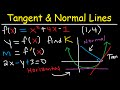 Finding Equations of Horizontal Tangent and Normal Lines