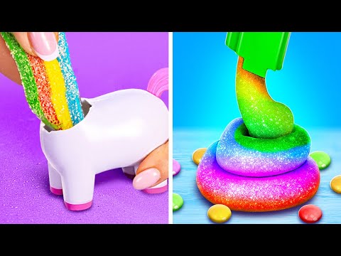 Magic Unicorn Candy 🌈 Cool Fidgets and Yummy Treats