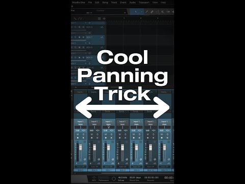 Quick Panning Trick in Studio One #Shorts