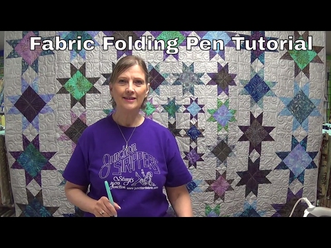 Fabric Folding Pen Tutorial by www.junctionfabric.com