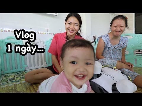 Vlog 1 ngày: Anh chị bận việc Quyên CHĂM LUÔN 2 BÉ CHO ĐI HỌC, ĂN UỐNG, vụng về mà vui ghê