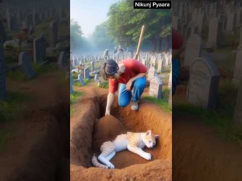 मासूम बिल्ली को क्या हुआ 💔😭 | #shorts #sadstory #cat
