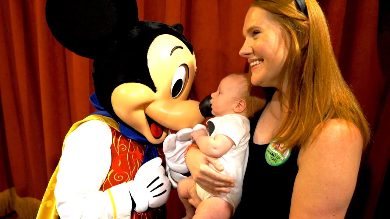 Baby's First Trip To Disney World! Meeting Mickey, Riding Dumbo & The Little Mermaid! The Tim Tracker