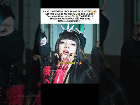 <strong>Lisa</strong> "SaWaDiKa" MV teaser out now! 😱🔥 #<strong>lisa</strong> #리사 #blackpink #블랙핑크