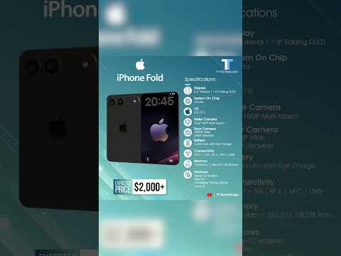 Apple iPhone Fold Specs 🔥 #iphonefold #appleiphonefold #apple