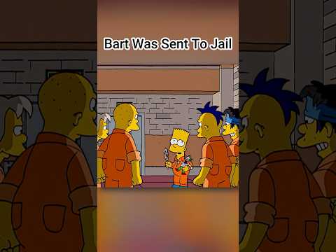Bart Was Sent To Jail