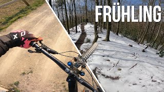 Jan fährt das erste Mal Mountainbike (Bikepark Mook) + Hometrails im Schnee | Tom Schröter