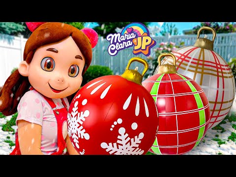 Maria Clara e JP fazem uma decoração especial de Natal 🎄Christmas Video For Kids