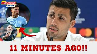 🔥 Rodri SHOCKING ANNOUNCEMENT! MAN CITY FANS CAN’T BELIEVE IT! 😱