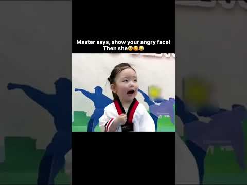 Master says, show your angry face!Then she ๐ฅน๐