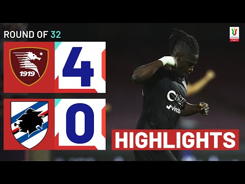 SALERNITANA-SAMPDORIA 4-0 | HIGHLIGHTS | Goal fest in Salerno | Coppa Italia Frecciarossa 2023/24