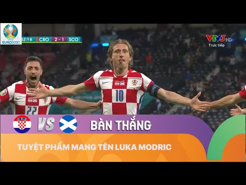 Tuyệt phẩm mang tên Luka Modric, Croatia 2-1 Scotland | EURO 2020