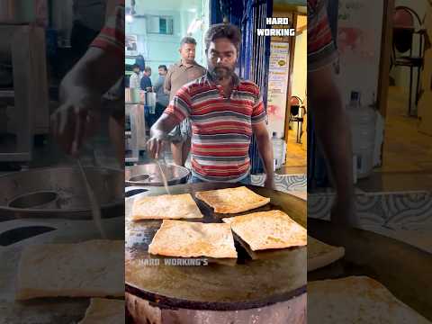 🤤❤️Egg Veechu Parotta | Indian Street Food  #streetfood #indianstreetfood  #hardworking