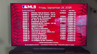MLB Extra Innings music September 25th 2026!!!!!!!!!