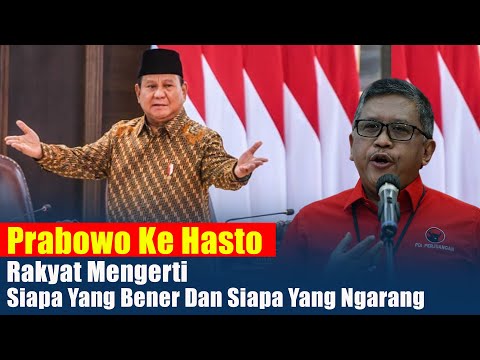 PANAS....Jawaban Presiden Prabowo Atas Tuduhan Hasto Kristiyanto