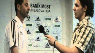 Pozápasový rozhovor - FK Baník Most vs. Bohemians - Michal Zach